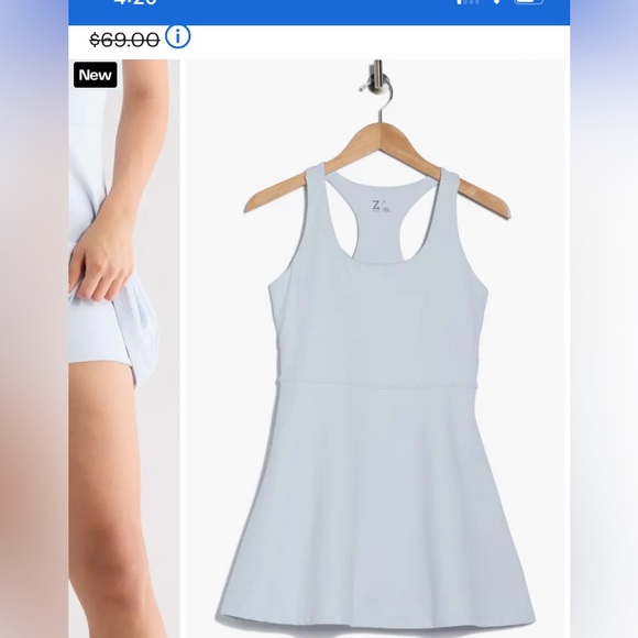 Zella 🎾💛🤍 Outscore Racerback Dress - Picture 7 of 12
